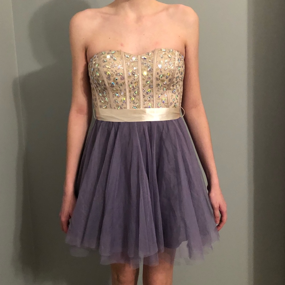 Purple Homecoming Dress